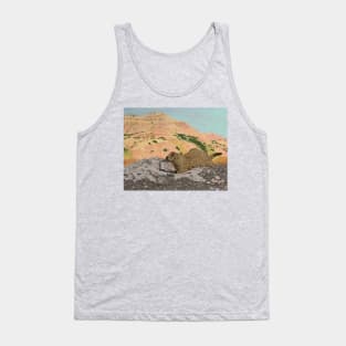 Prairie Dog Mountain painting Tank Top